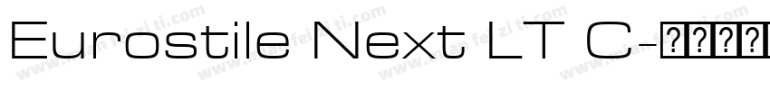 Eurostile Next LT C字体转换